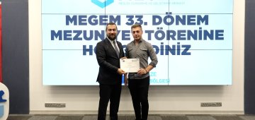 MEGEM 33. DÖNEM MEZUNLARINI VERDİ