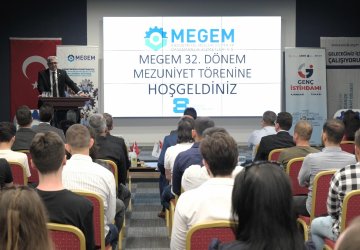 MEGEM 32. DÖNEM MEZUNLARINI VERDİ.
