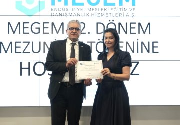 MEGEM 32. DÖNEM MEZUNLARINI VERDİ.