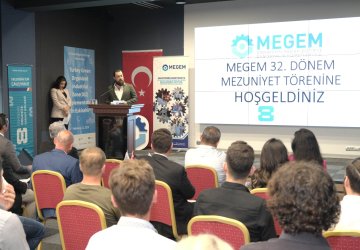 MEGEM 32. DÖNEM MEZUNLARINI VERDİ.